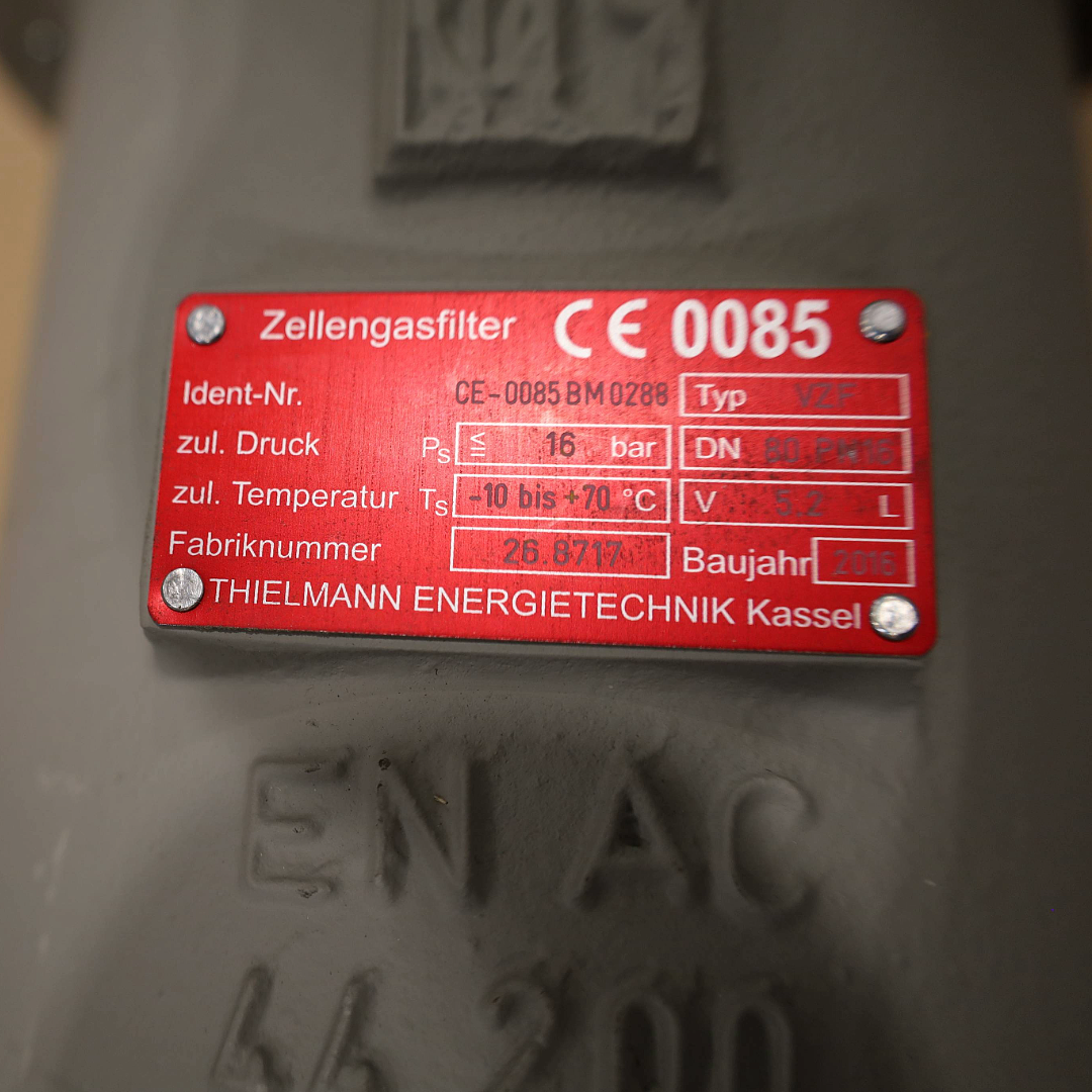 Portafiltro gas DN80 (222717)
