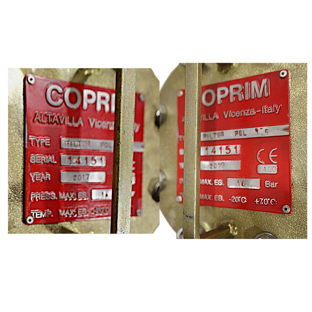 Filtro de gas DN80 C/Manómetro diferencial (060-060-005-00015)